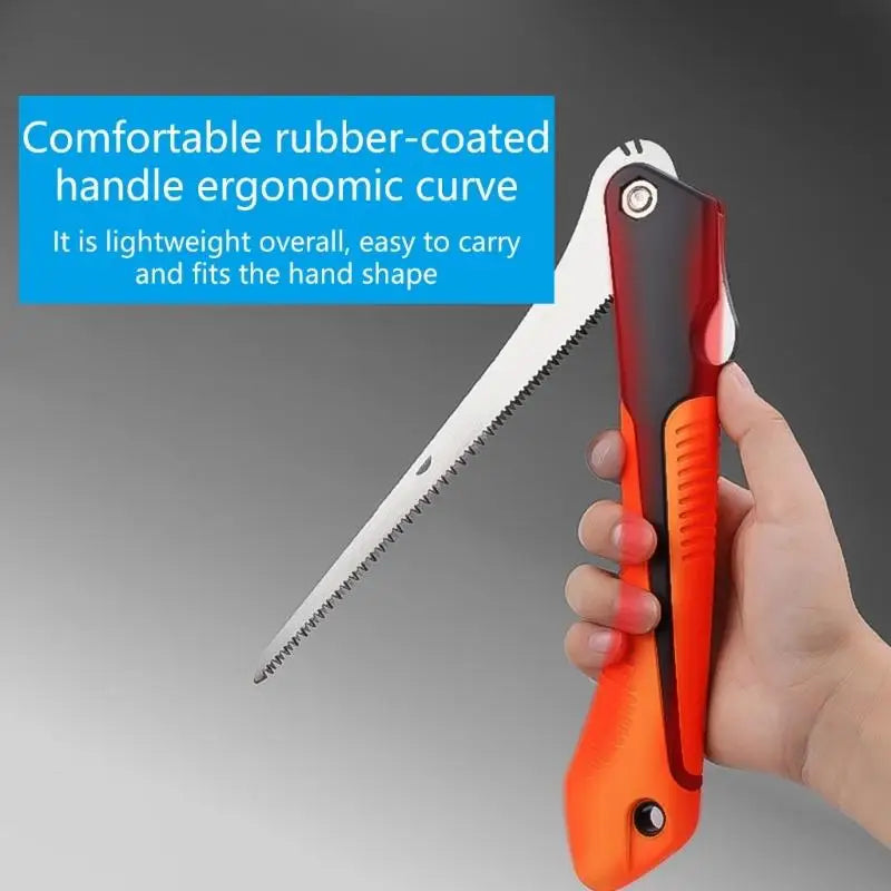 Garden Handsaw Pruner Gardening Camping Handsaw Foldable Sharpness Tooth Woodworking Y5GB