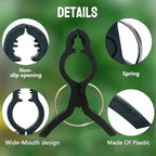 10/30/50Pcs Plant Stem Branch Gardening Clip Ties Support Plastic Clips for Climbing Plants Fixing Clamps Plant Support