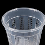 1Pc Household Garden Planter Drainage Pots With Holes Transparent Orchid Baskets Plastic Breathable Flower Pots Accessories