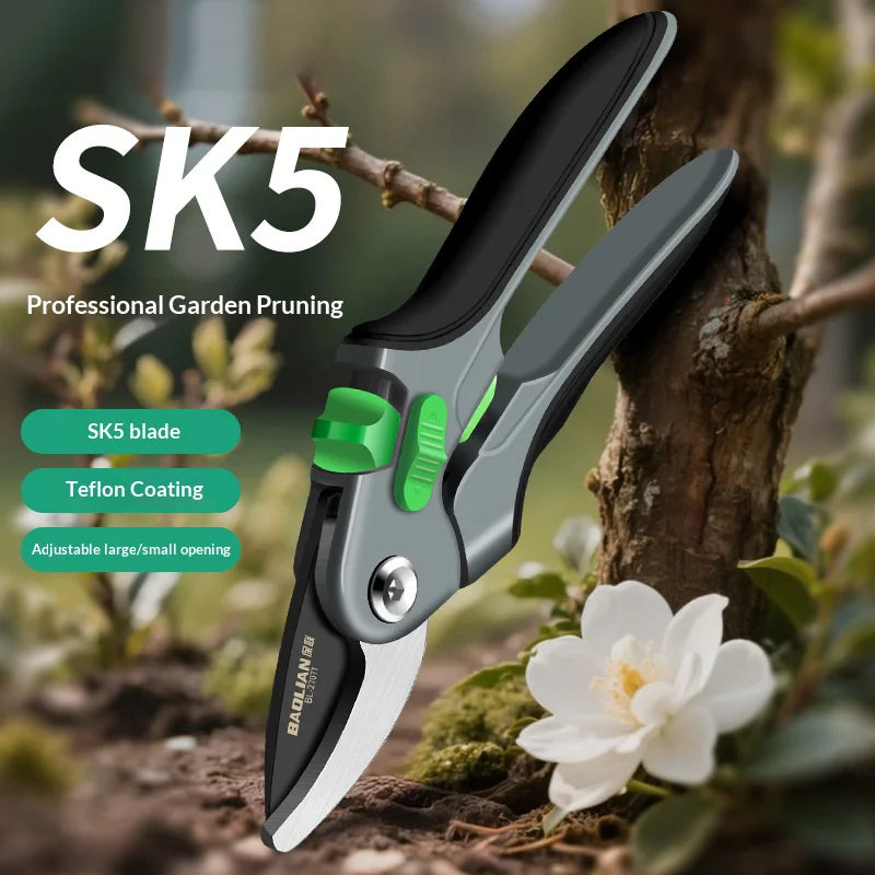 Garden Pruning Tool Set - Plant Trim Pruner Cut Secateur Shrub Scissor Branch Shear Orchard Pruning Shears for Horticulture