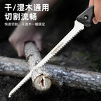 Tuosen Handsaw Garden Saw SK5 Steel Saw Tools W/ Wooden Handle Woodworking Saw 340mm Convenient For Wall Panel Bending