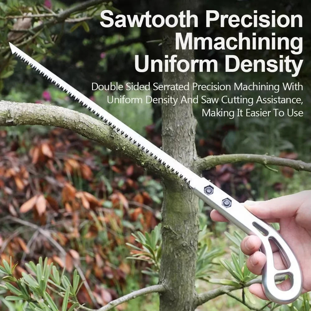HandSaw, Gardening Saw, SK5 Steel Blade, Wooden Handle, Carpentry Saw, 365 mm, Ideal for Cutting Curved Wall Panels