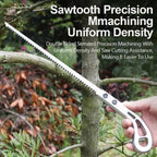 HandSaw, Gardening Saw, SK5 Steel Blade, Wooden Handle, Carpentry Saw, 365 mm, Ideal for Cutting Curved Wall Panels
