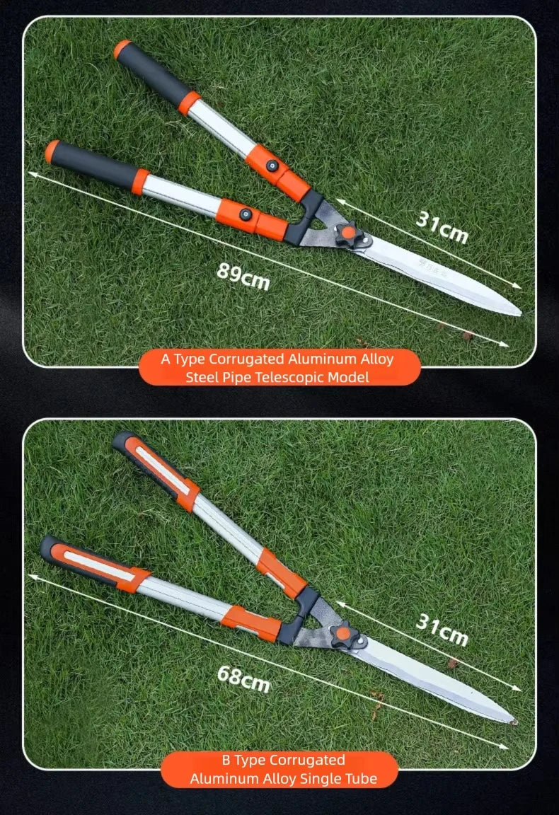 Extendable Pruning Shears Gardening, Lawn Care, Orchard Maintenance, Bonsai, Hedge Trimming Powerful Cutting for Home Use