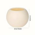 Indoor Outdoor Round Flower Pots, Lightweight Unbreakable Plastic Planters for Garden,  Balcony & Home Flower Planting