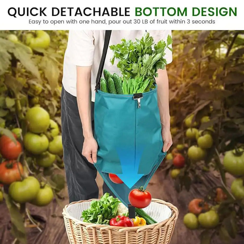 Waterproof Gardening Apron Gardening Apron Harvest Harvest Picking Apron Portable Wear Resistant Comfortable Multi Purpose Bag