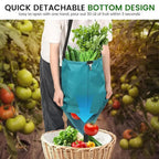 Waterproof Gardening Apron Gardening Apron Harvest Harvest Picking Apron Portable Wear Resistant Comfortable Multi Purpose Bag