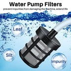 Garden Hose Sediment Filter Hose Strainer Household Water Line Filter Attachment with 50 Mesh Screen for Water Pumps Sprayers