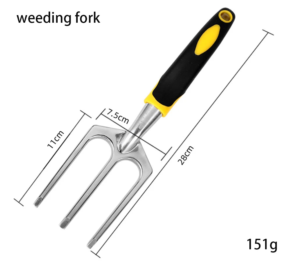 Garden Tool Hand Trowel Rake Cultivator Weeder Tools With Ergonomic Handle Garden Lawn Farmland Transplant Gardening Bonsai Tool