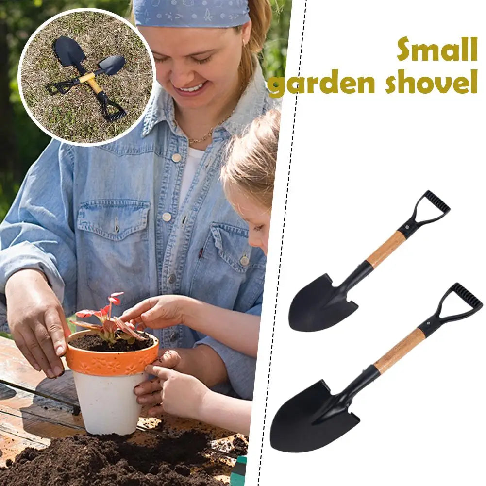 50cm Digging Shovel Mini Manganese Steel Shovels Trowel Waterproof Rustproof Garden Scoop Coated Surface for Camping Outdoor