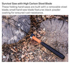 SOG Folding Saw Multifunctional Hand Tools Mini Foldable Home Garden Outdoor Camping Hunting Small Survival Multi-tool Wood Saw