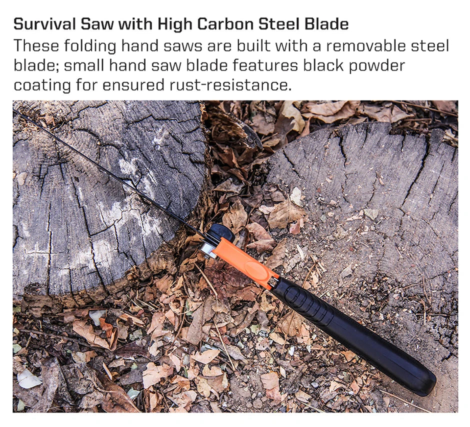 SOG Folding Saw Multifunctional Hand Tools Mini Foldable Home Garden Outdoor Camping Hunting Small Survival Multi-tool Wood Saw