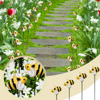 Bee Garden Stakes, 10/20/30-Piece Decorative Yard Set