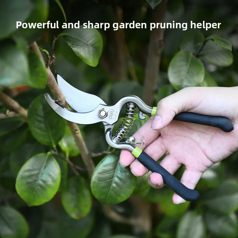 8'' Pruning Shear Anti-Slip Grip Handle Design Pruning Tools Multifunction Portable Garden Hand Tool Scissor for Tree Branches