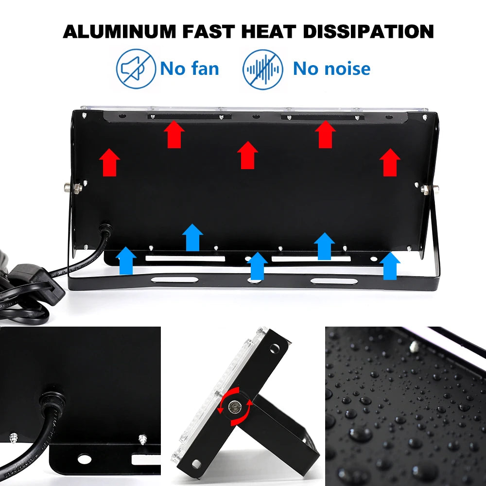 LED Grow Light Phytolamp For Plants USB 5V Sunlike Full Specturm Plant Lights Adjustable Brightness Floodlight Hydroponic IP65