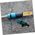 Garden Hose Quick Connect Coupler - Shut Off Valve Adapter for Watering Irrigation System Tap Faucet Fitting In-Line Connector