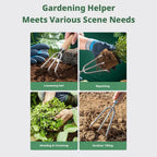 Garden Hand Tool Wide Shovel Hand Cultivator Rake Flowers Potted Household Plant Garden Tools for Digging Transplanting Weeding