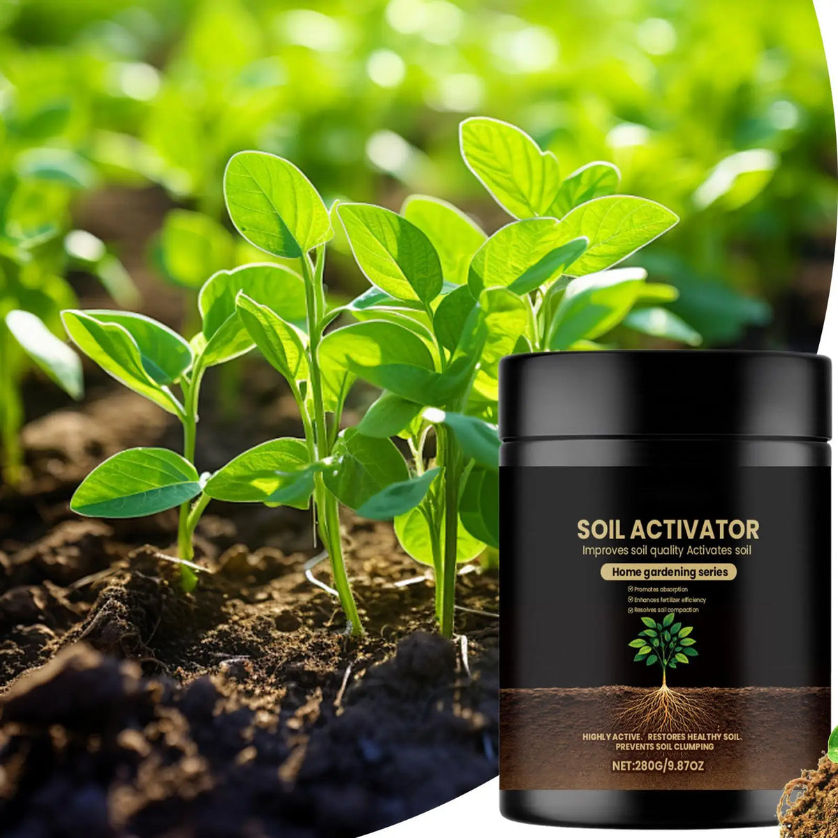 Soil Activator For Plants Potting Soil Boost Nutrition Improve Soil Easy Use For Garden Potted Plants Flowers Vegetables