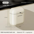 12L/9L DIY Compost Bin Kitchen for Countertop or Under Sink, Hanging Small Trash Can with Lid, Garbage Can for Cabinet Door