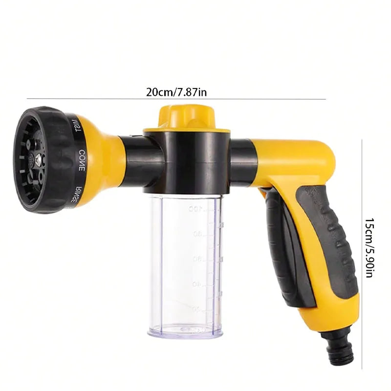 Garden Water Pipe 2.5-30M Farm Irrigation Expandable Flexible Two-Color Tube Car Washing Foam Water Gun, Garden Tools