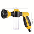 Garden Water Pipe 2.5-30M Farm Irrigation Expandable Flexible Two-Color Tube Car Washing Foam Water Gun, Garden Tools