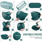 Breathable Garden Plant Shade Net Dome Cover Foldable Insect Bird Barrier Netting Protector For Vegetable Seedling Protection