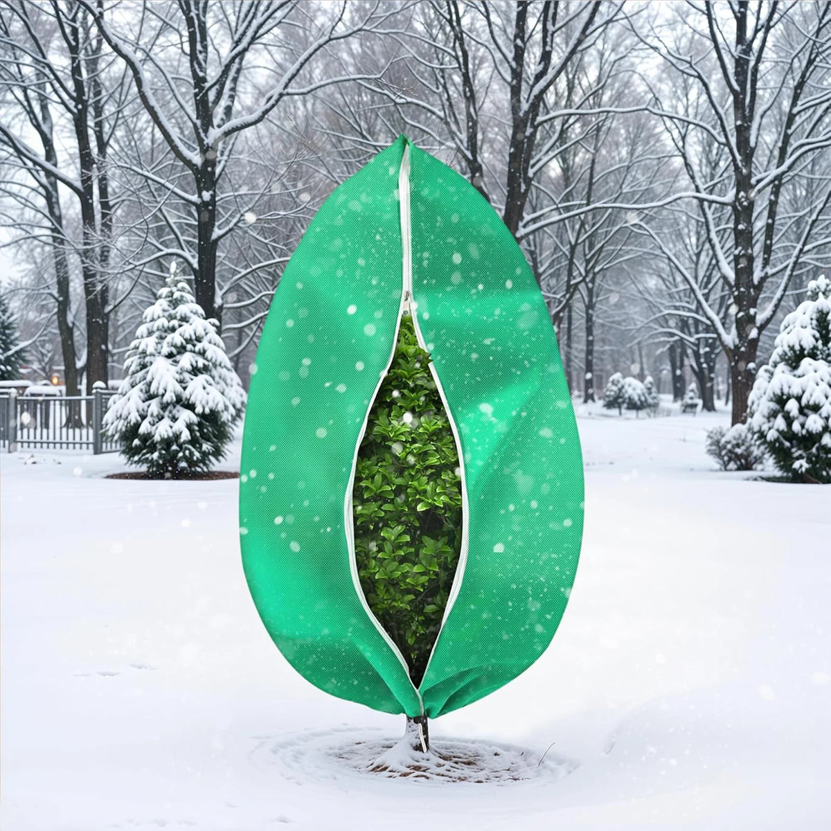 1Pcs Plant Covers Anti Frost Protection Covers Drawstring Plant Guard Cover Bags for Outdoor Garden Vegetables Planting Care