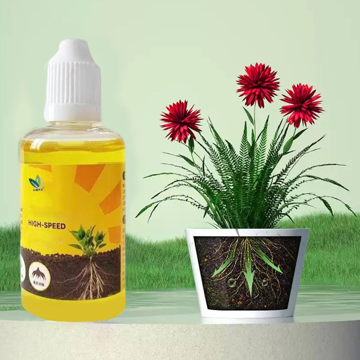 50ml Plant Rooting Stimulator Liquid Plant Root Booster Liquid Rapid Rooting Agent Liquid Fertilizer Strong Rooting Stimulator