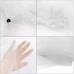 Insect-Proof Mesh Cover Round Top Plant Bird-Proof Breathable Net for Tomatoes Cucumbers Roses - Protective Gardening Cover