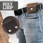 Leather Waxed Canvas Pouch Garden Tool Bag Tote Garden Tools Bag In Water Proof Canvas Rolling Bag Outdoor Canvas Picking Bag