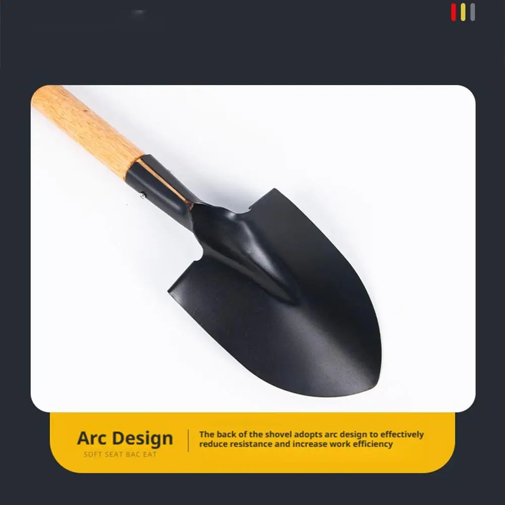 50cm Digging Shovel Mini Manganese Steel Shovels Trowel Waterproof Rustproof Garden Scoop Coated Surface for Camping Outdoor