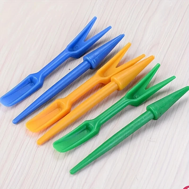 6pcs Plastic Seed Starters Seedling Digger Seedling Transplanter Garden Sowing for Seedlings Digging Holes Garden Seeding