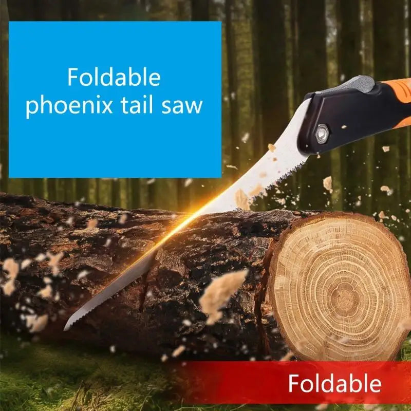 Garden Handsaw Pruner Gardening Camping Handsaw Foldable Sharpness Tooth Woodworking Y5GB
