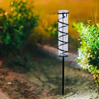 6.69Inch Rain Gauge Outdoor Tube Garden Glass Water Gauge For Rain Water Meter Decorative Stake With Waterproof Large Glass Tube
