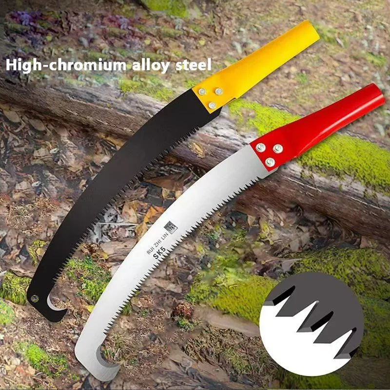 Landscape tree pruning tools, fruit tree manual pruning and cutting saws, logging and tree felling saws, agricultural saws