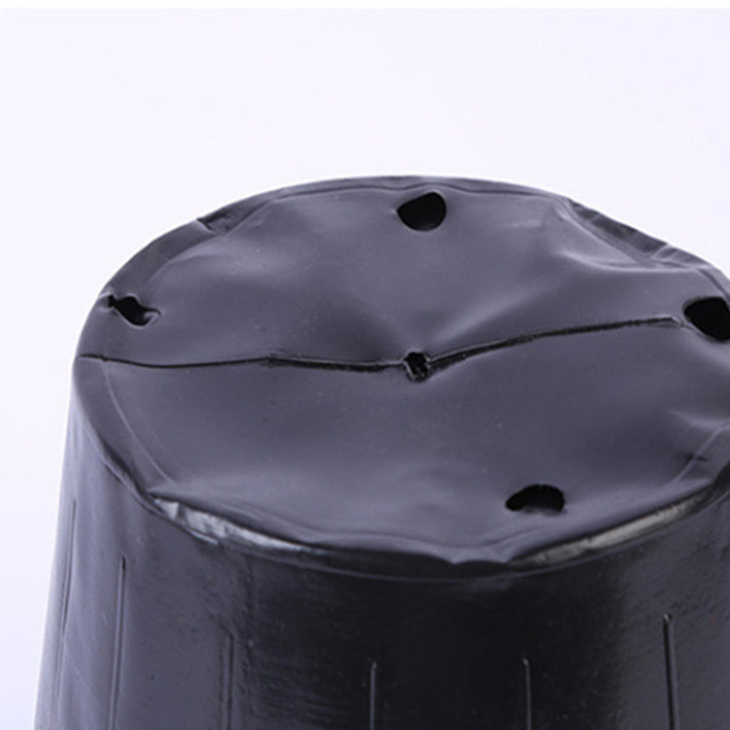 50/100Pcs Plastic Seedlings Starter Pot Black Flexible Plastic Seedling Pots for Starting Seedlings Succulents Seedling Bag