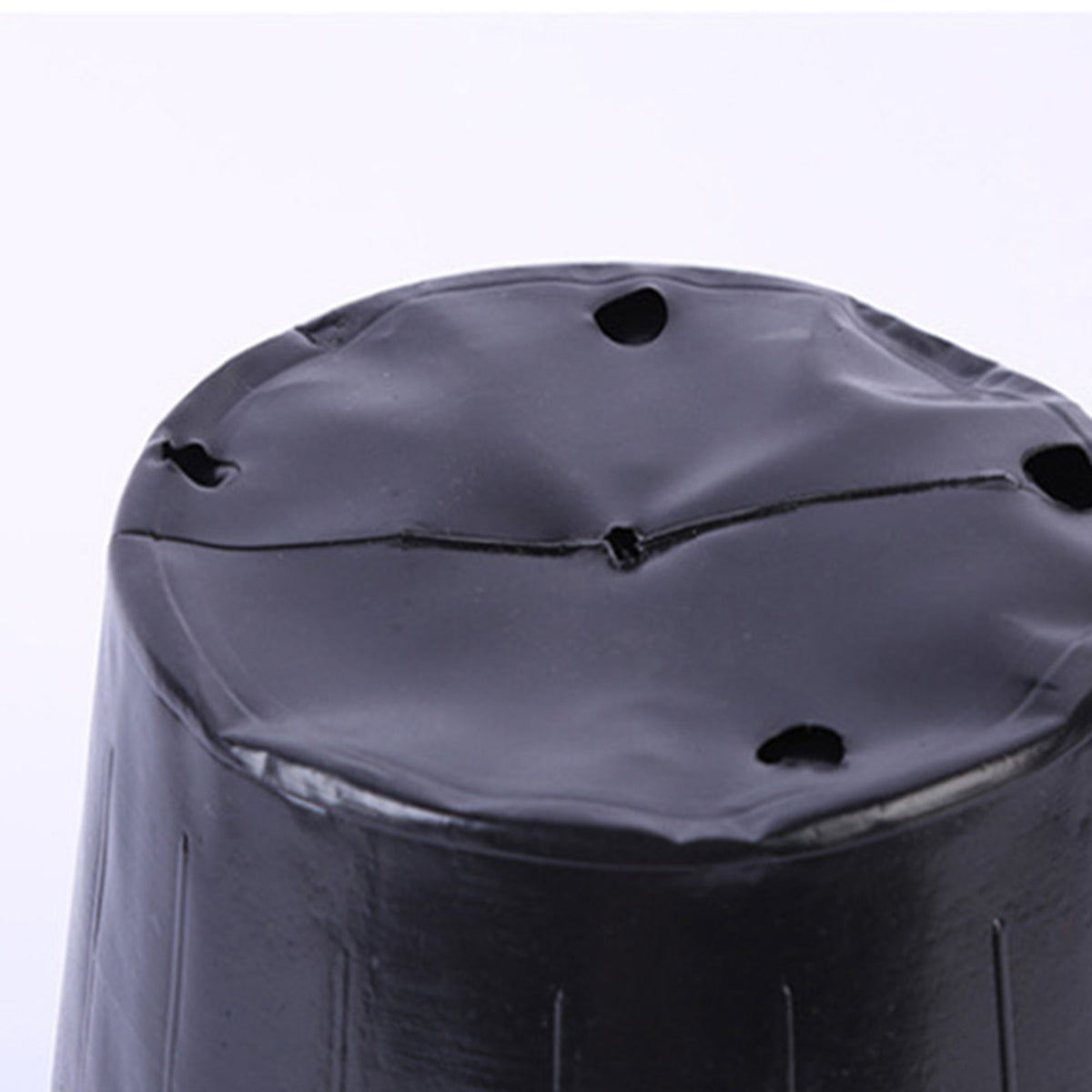 50/100Pcs Plastic Seedlings Starter Pot Black Flexible Plastic Seedling Pots for Starting Seedlings Succulents Seedling Bag