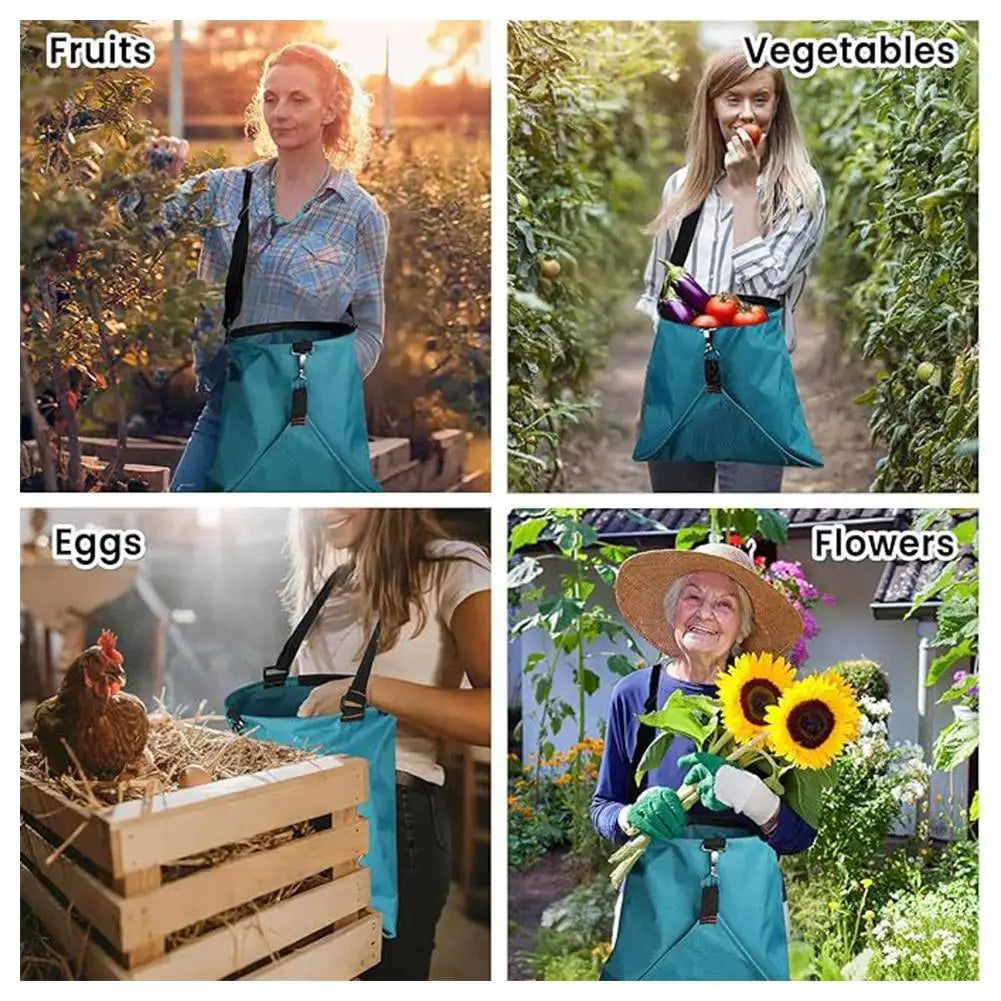 Waterproof Gardening Apron Gardening Apron Harvest Harvest Picking Apron Portable Wear Resistant Comfortable Multi Purpose Bag