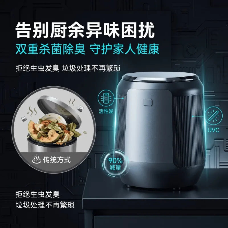4.2L Food Waste Composting Machine Home Food Waste Disposer Garbage Disposals Kitchen Composter Electric