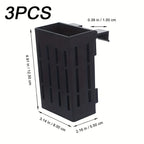 3pcs Plastic Aquarium Plant Holder Fish Tank Aquatic Hanging Aquatic Planter Aquarium Stand Pots Holders Flowerpot Basket Plants