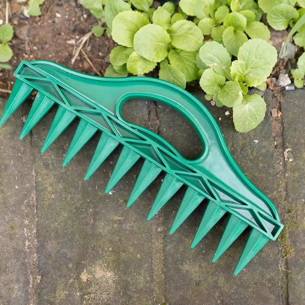 Garden Seeder Tool Manual Seeds Spreader Soil Puncher Seed Spacer & Soil Loosener for Easy Planting
