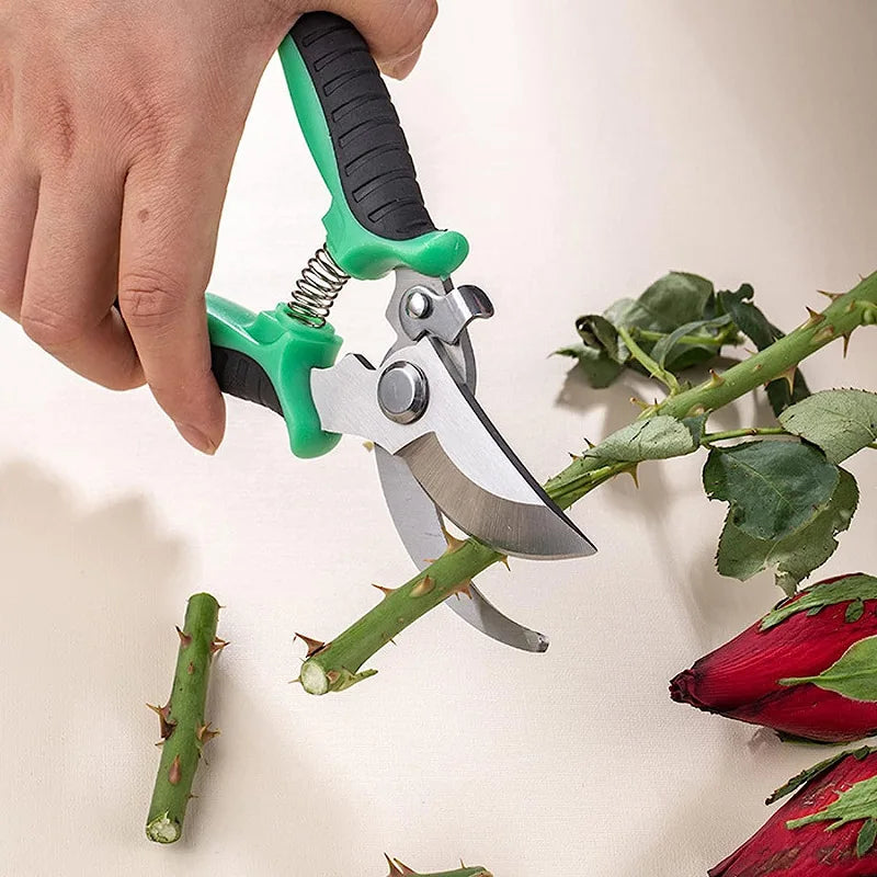 Pruner Garden Scissors Professional Sharp Bypass Pruning Shears Tree Trimmers Secateurs Hand Clippers For Garden Beak Scissors
