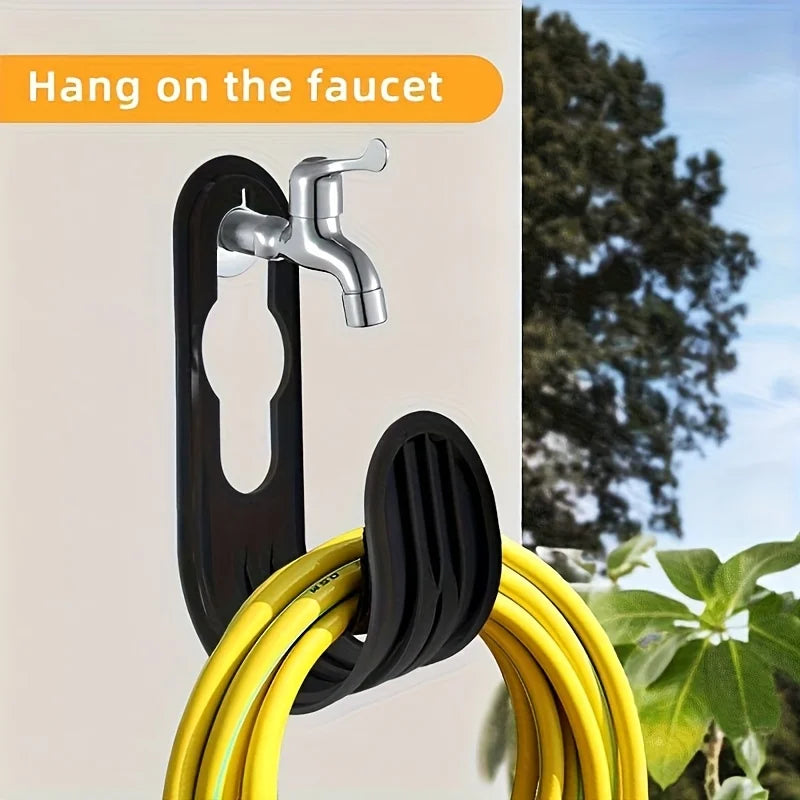 Space Saving Wall Mounted Garden Hose Bracket Is An Choice for Outdoor Lawn Care and Gardening Tools Storage Hook Indoor Wall