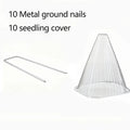 Plant Protection Collar, 20pcs - Transparent PET Material, Ideal for Vegetable Seedlings and Flower Growth, Four-season Care, Pr