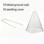 Plant Protection Collar, 20pcs - Transparent PET Material, Ideal for Vegetable Seedlings and Flower Growth, Four-season Care, Pr