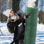 ●Tree Protector Wrap For Winter Freeze Protection- Breathable Trunk Bark Guard Away From Deer Animal,For Shrub Young Tree Plants