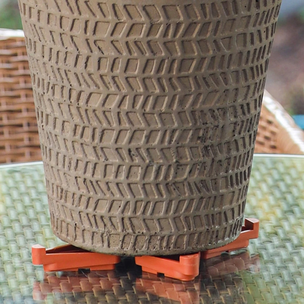 10/30 PCS Plant Pot Feet Flower Pot Risers Stand with Holes Drainage Saucer Pads Prevent Root Rot for Indoor Outdoor Plants