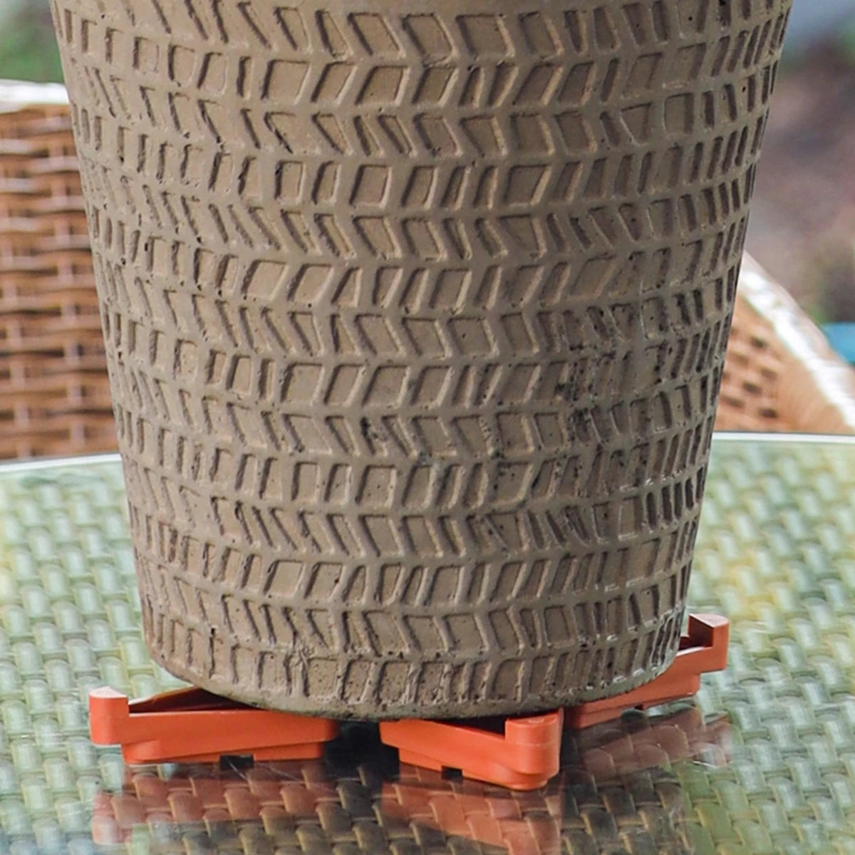 10/30 PCS Plant Pot Feet Flower Pot Risers Stand with Holes Drainage Saucer Pads Prevent Root Rot for Indoor Outdoor Plants