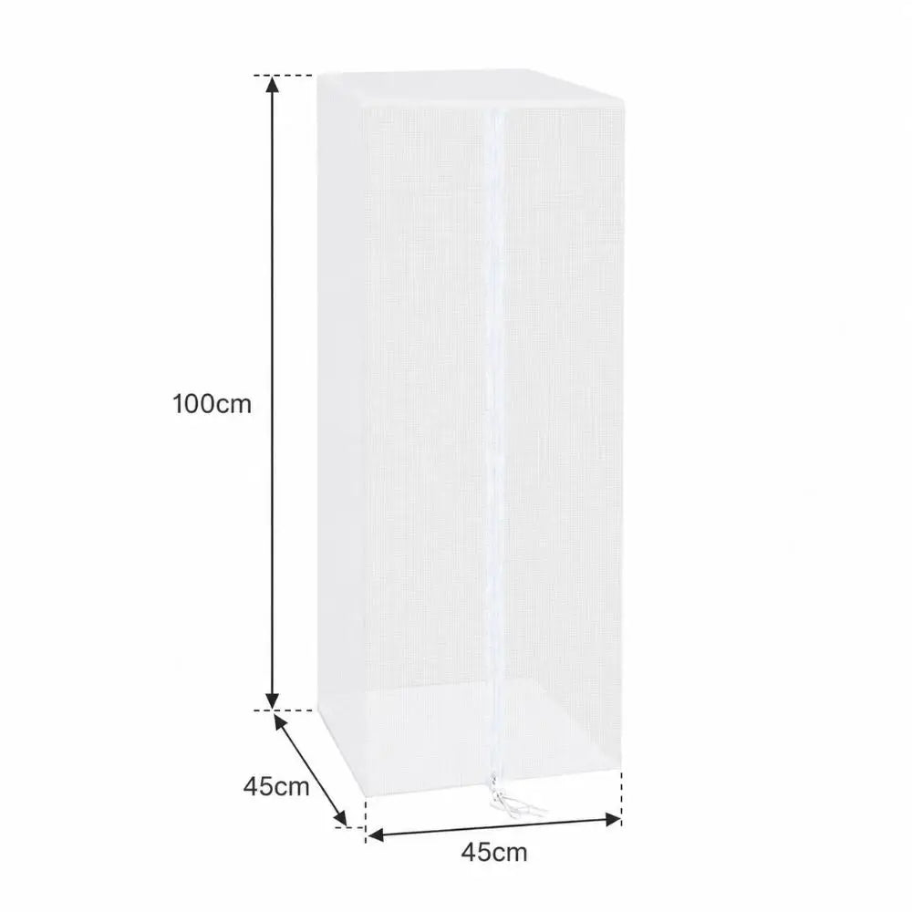 Portable with Zipper Mesh Plant Covers Reusable Protection Insect Netting Stackable Plant Protectors Greenhouse