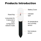 Tuya ZigBee Soil Moisture Tester Humidity Meter Farm Lawn Plants Flower Soil Monitor Sensor Hygrometer Convenient Gardening Tool